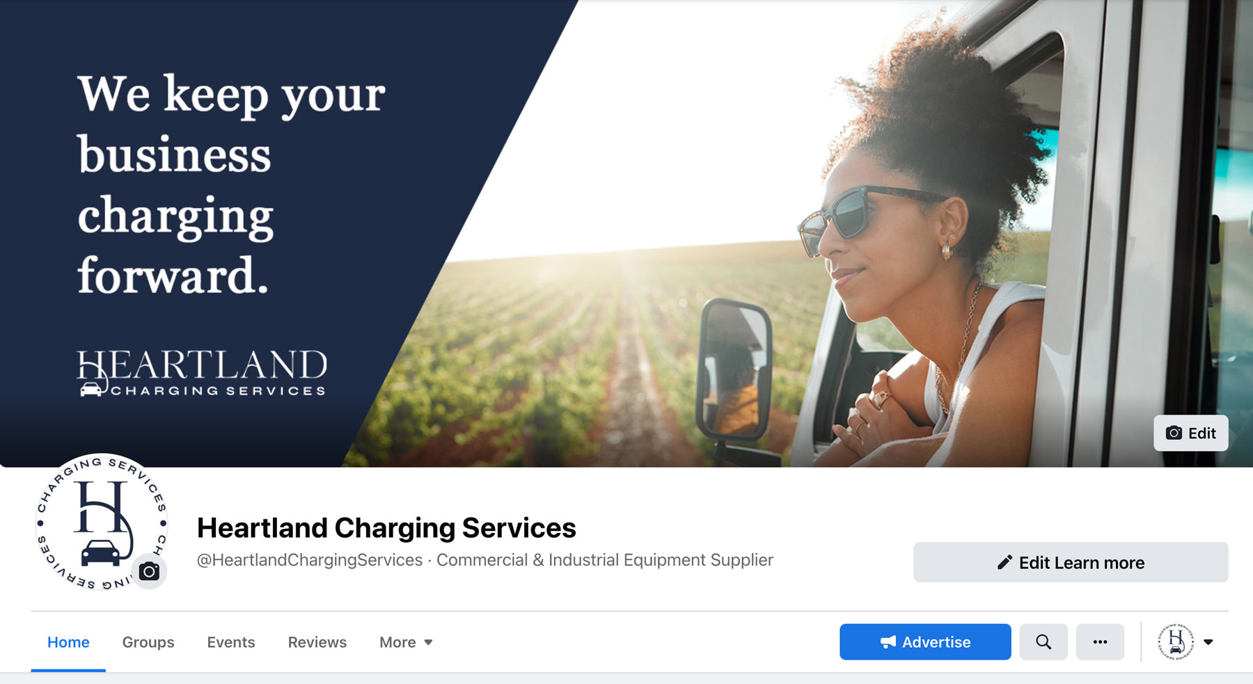 Heartland Charging Services, Facebook and social media