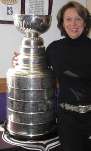 Sylvia with the Stanley Cup