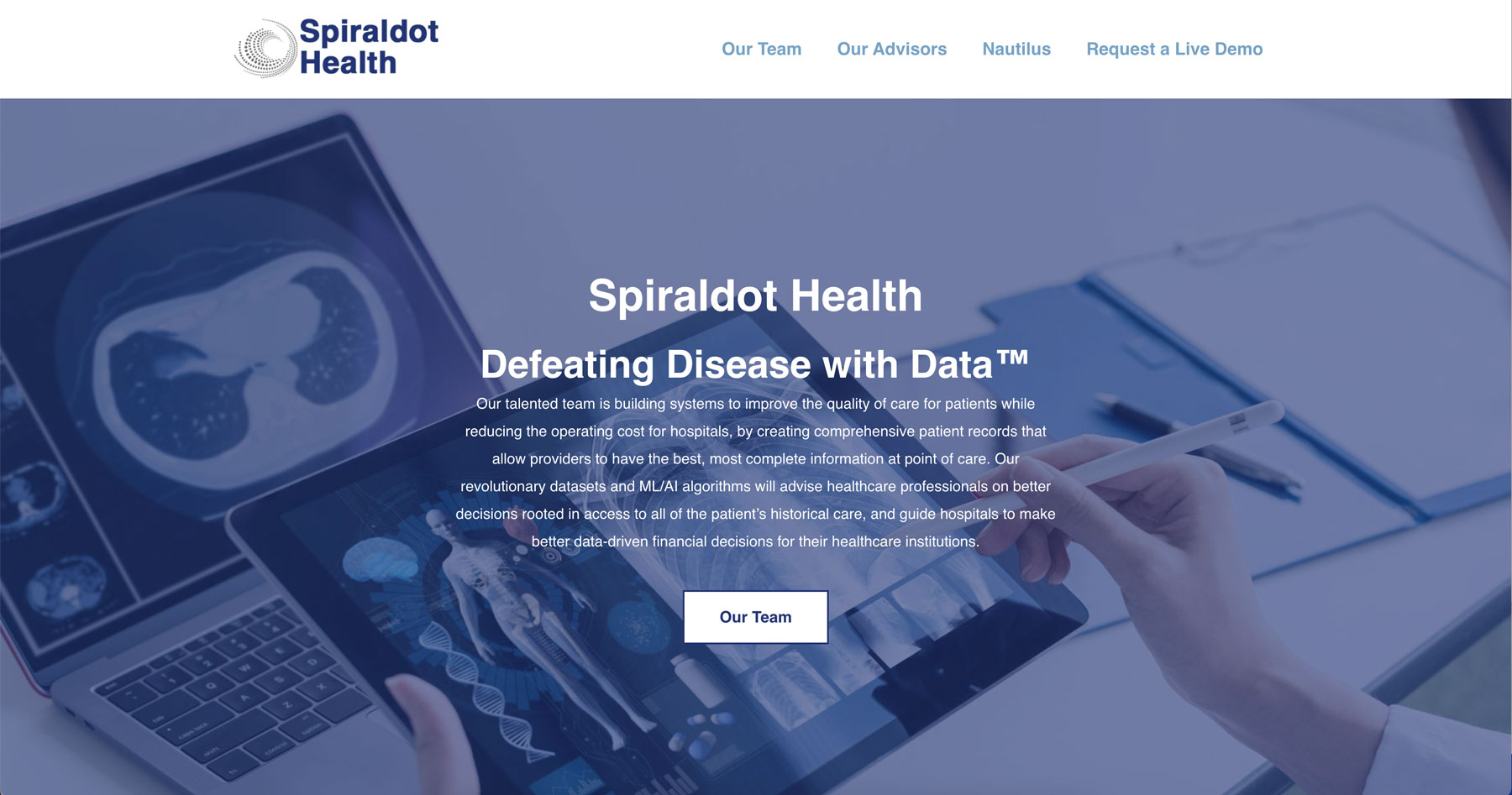 Spiraldot Health WordPress Website